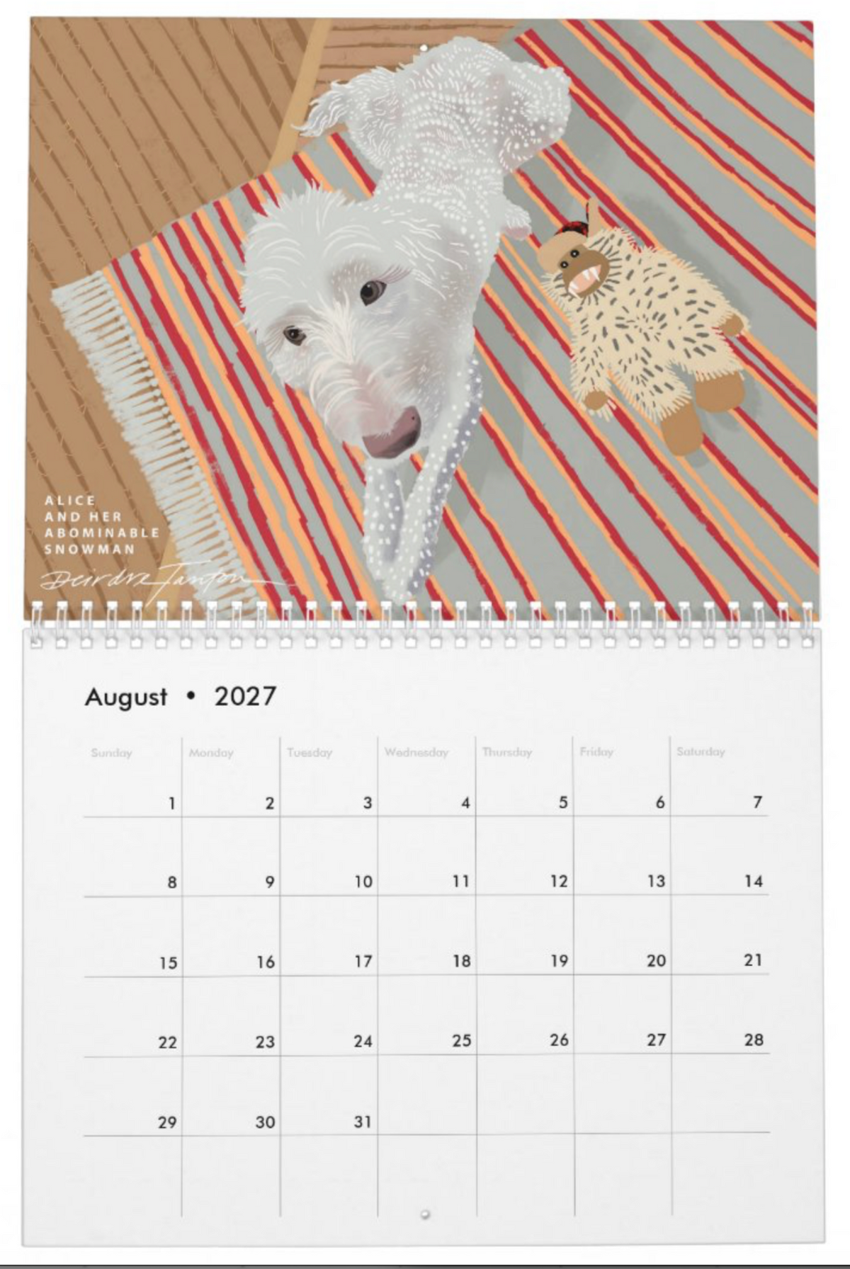2027 Deirdre Tanton Art Calendar