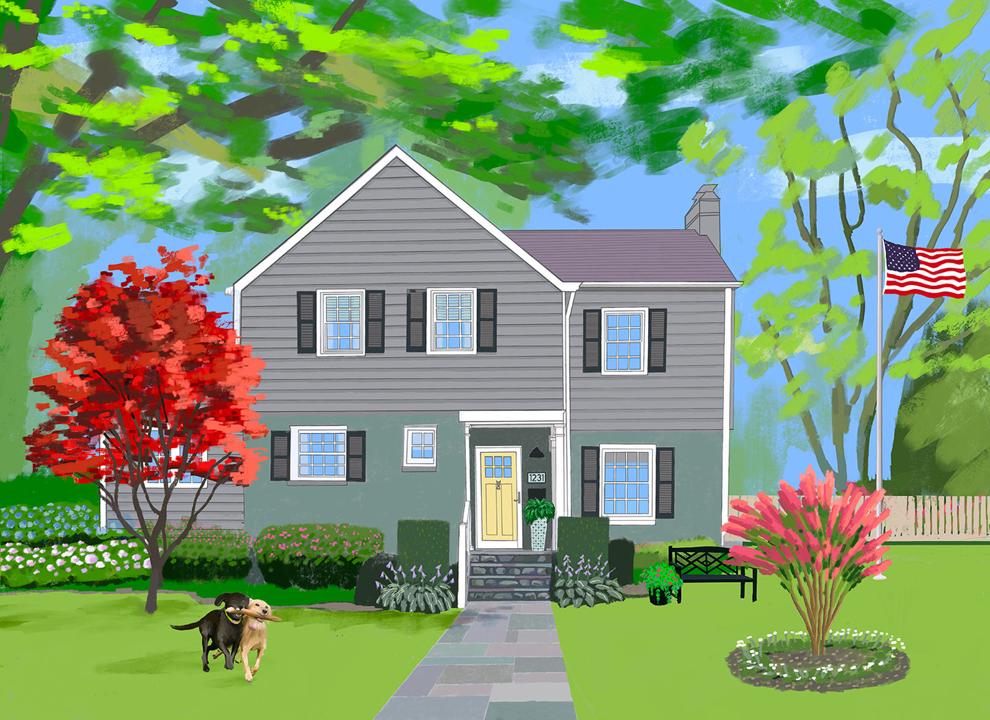 1 Commissions - Portraits of Houses