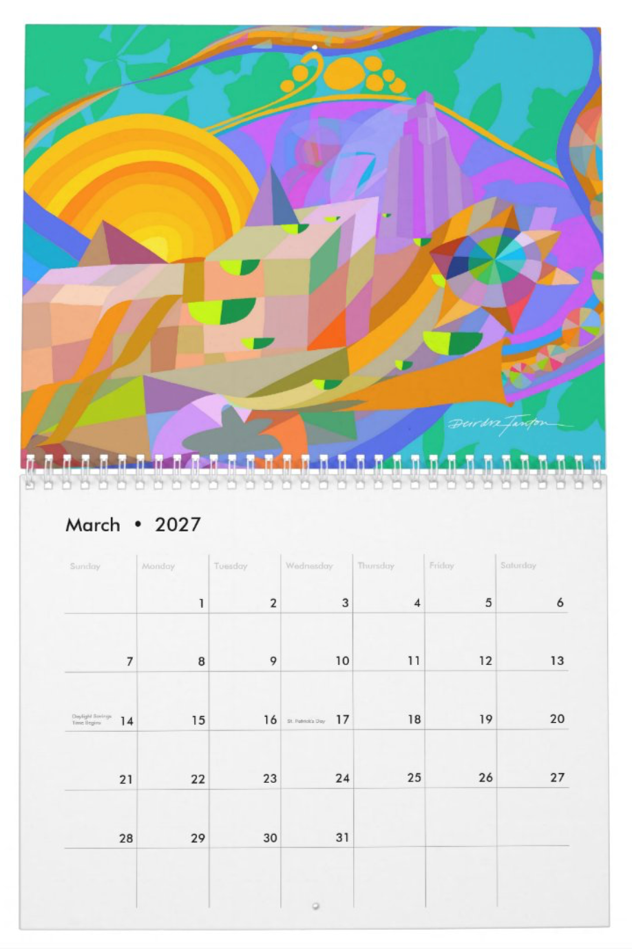 2027 Deirdre Tanton Art Calendar